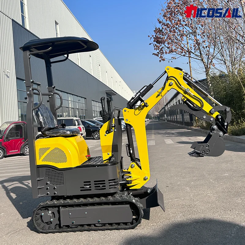 

Small Digger OKW08 2.2Km/h Travel Speed 30° Climbing Ability for Tight Space Work 0.8 Ton Mini Excavator