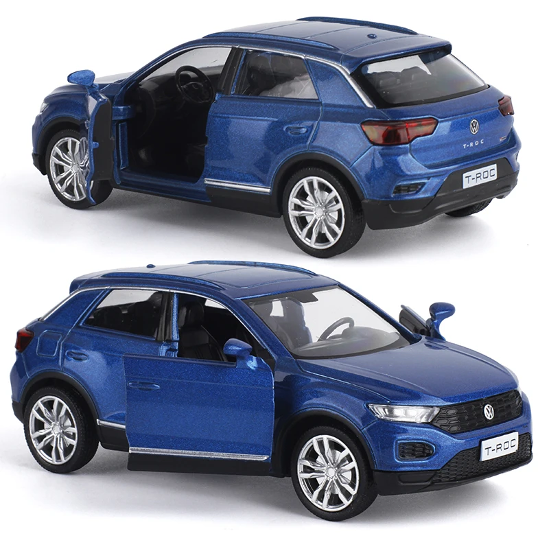 1:36 Volkswagen T-ROC SUV Alloy Car Model Diecasts Metal Mini Vehicles Car Model Simulation Collection Kids Toys Gift Decoration