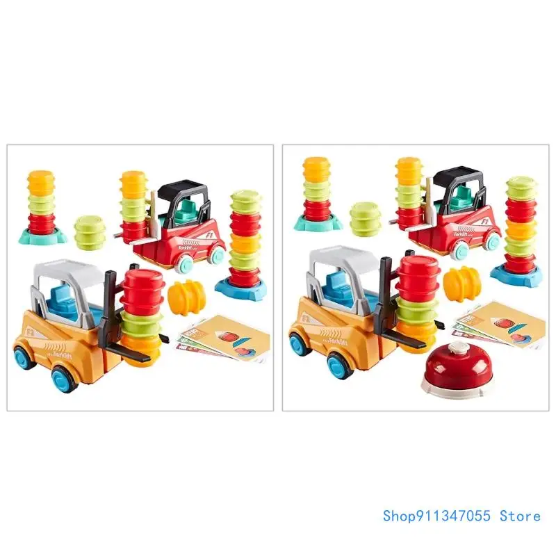 

Forklift Model Kits Kids Toy Educational Stacking and Matching Training Truck Drop shipping