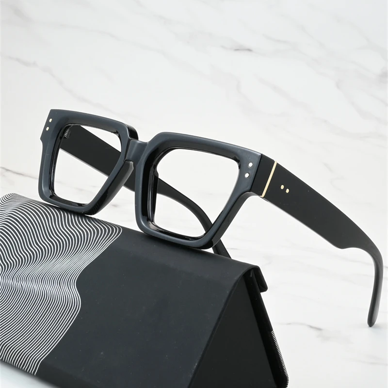 2025 neue Quadratische Lesebrille Männer Frauen Übergroßen Rahmen Mode High-definition Presbyopie Brillen Dioptrien 0 ~ + 4,0 – Detail 3