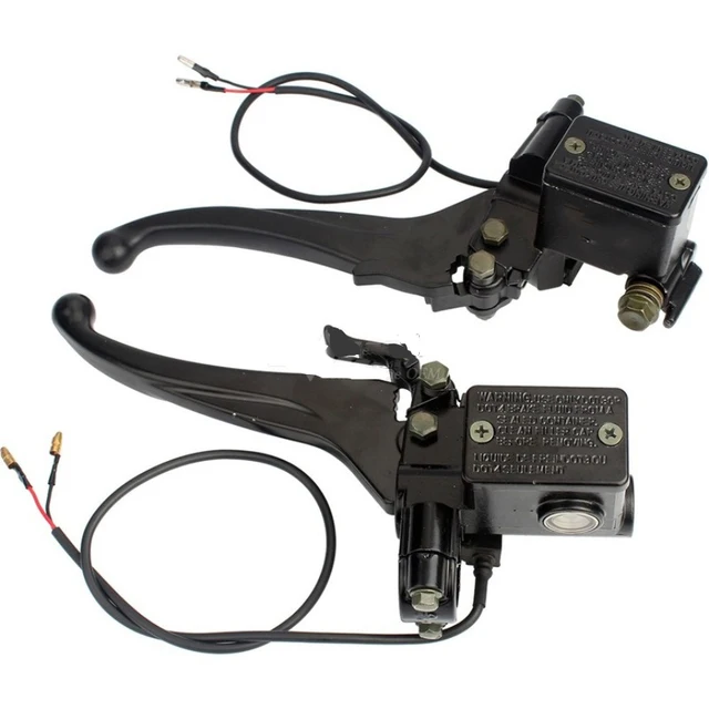 Dźwignia hydrauliczna do pompa hamulcowa lewego prawego motocykla Cylinder główny przedniego pasuje do gokart motor terenowy skutera cztery koła Buggy 1pc