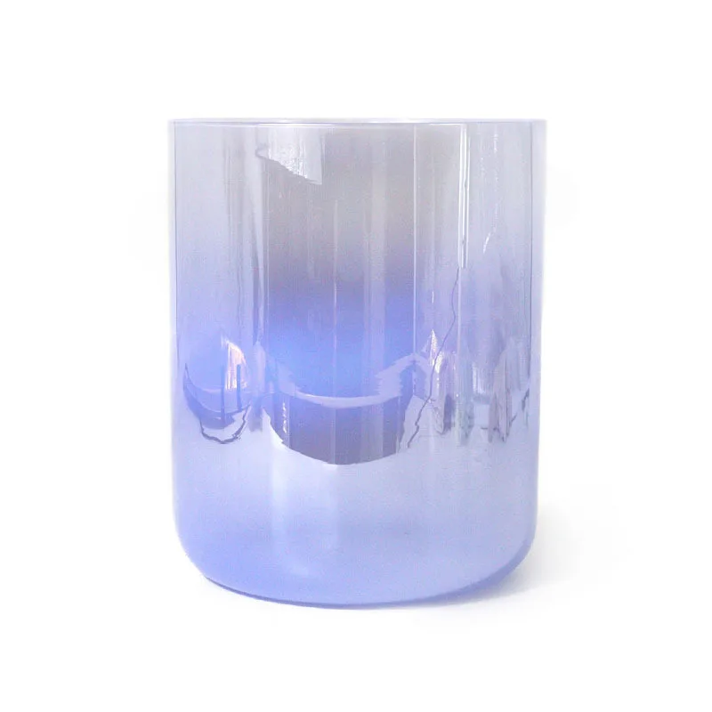 Indigo gradual change crystal singing bowl crystal music bowl singing bowl yoga decompression sound therapy percussion instrument