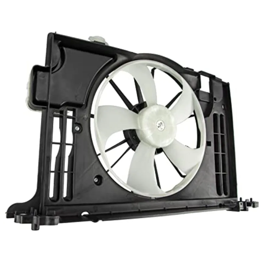 

Radiator Fan Engine Cooling Fan Assembly for 2014-2019 Corolla, Plastic Housing, Black, Direct Replacement with OEM Fitment