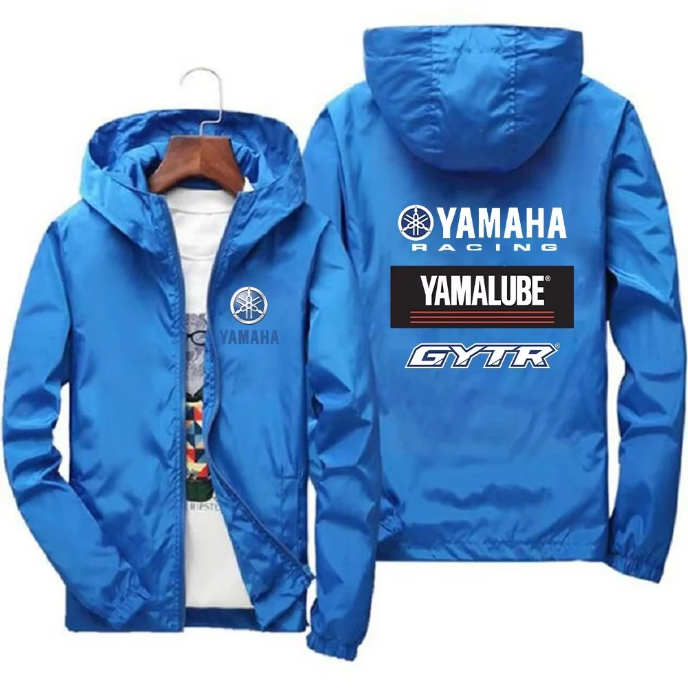 Yamaha GYTR Windproof Hooded Motorcycle Jacket 2026 Spring/Summer Unisex High-Quality Durable Outdoor Sport Gear