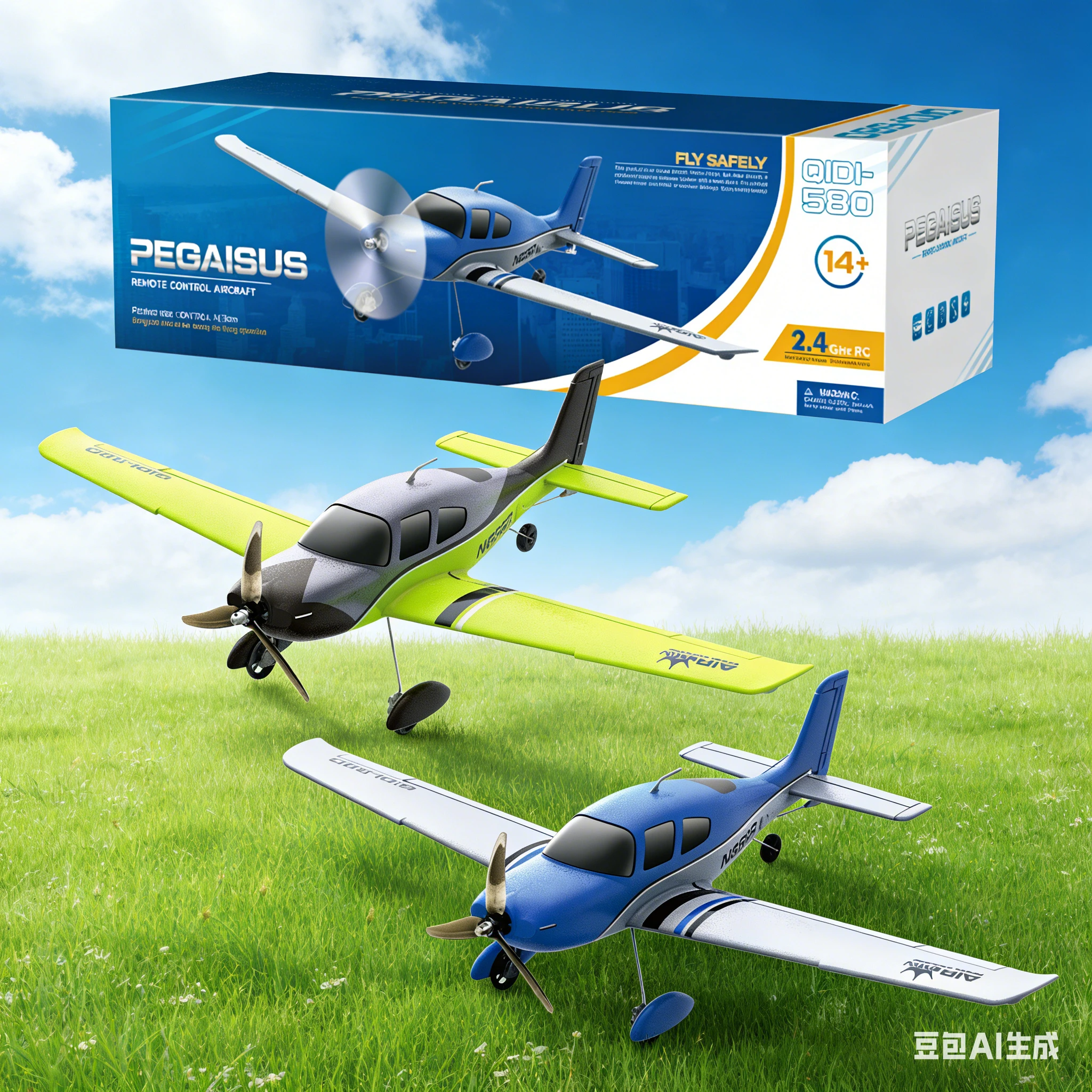 

Радиоуправляемый самолет QIDI580 SR22 с размахом крыльев 520 мм из пенопласта EPP, с бесщеточным двигателем 2.4G и автоматической балансировкой для выполнения трюков.