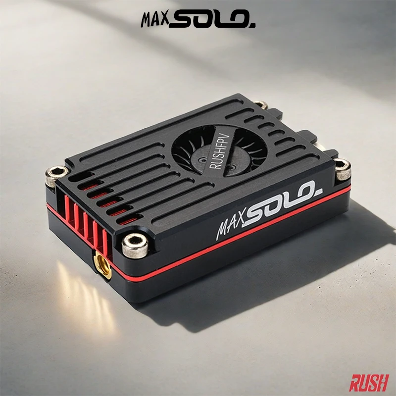 RUSHFPV RUSH TANK MAX SOLO 5.8G 48CH PitMode ピットモード 25mW 400mW 800mW 1.6/2.5W 調整可能 VTX 2-6S マイクロフォン FPV 長距離飛行用