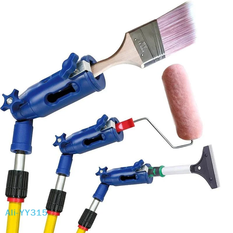 

【Y】1pc DIY Multi-Angle Paint Brush Extender - Paint Edge Tool For Painting Walls, High Ceilings, Trim, Edges And Corners