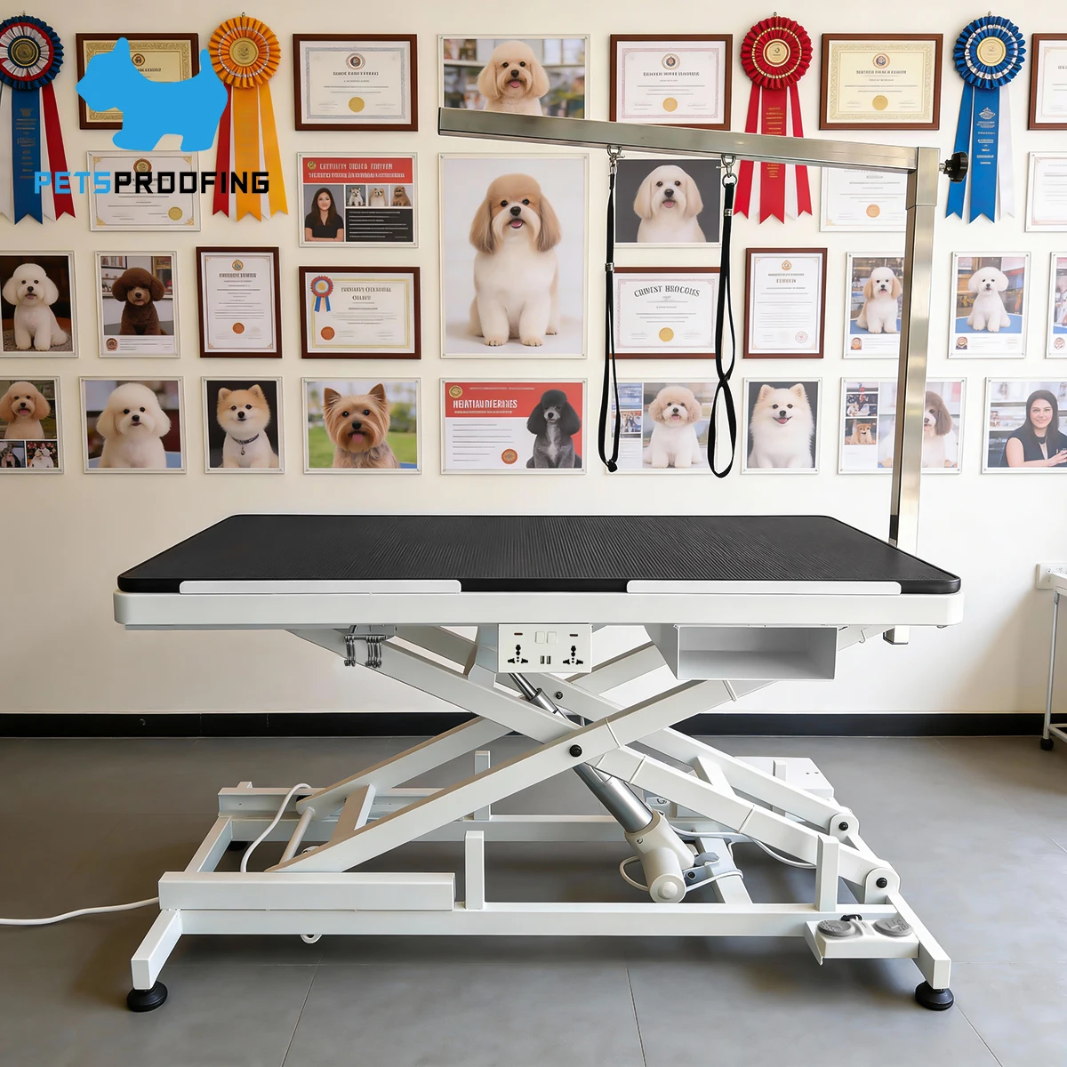 Novelty Designed Big Dog Owner's Favorite Shearing Grooming Table Electric Lifting Perfect Products Wholesale Wow