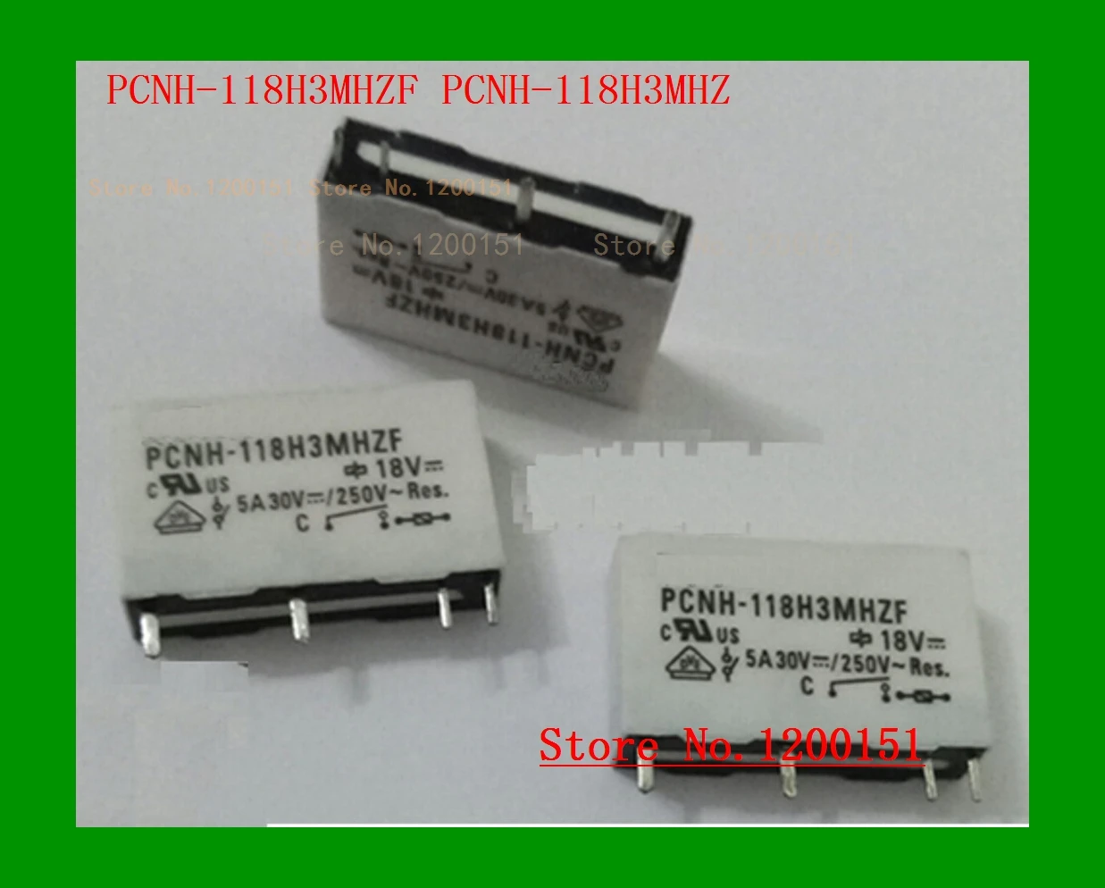 PCNH-118H3MHZF PCNH-118H3MHZ 18VDC 5A relay DIP-4