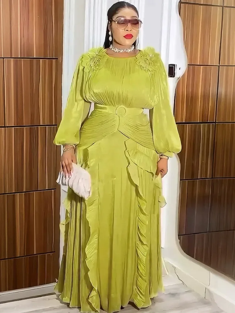 فساتين الحفلات الأفريقية مقاس كبير للنساء 2025 موضة جديدة Dashiki أنقرة ثوب مسائي زفاف أنيق تركيا فستان ماكسي إسلامي