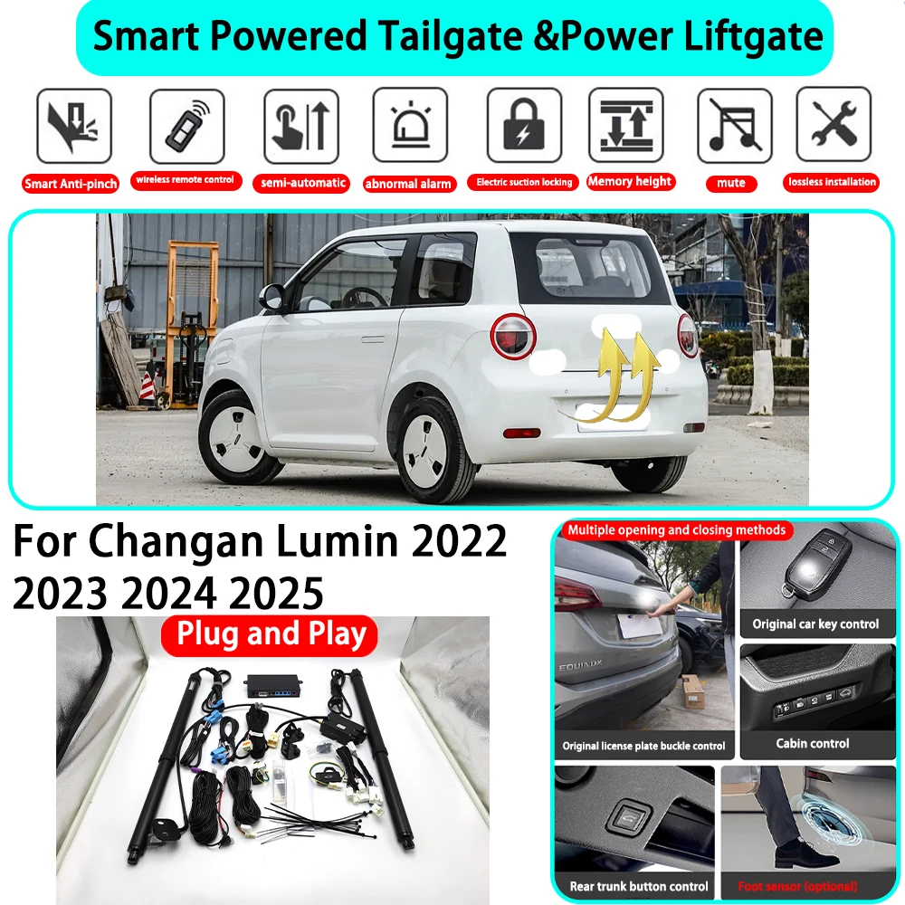 

﻿for Changan Lumin 2022 2023 2024 2025 OEM Smart Automatic Powered Tailgate Electric Power Tailgate Lift Kit Key Close ﻿