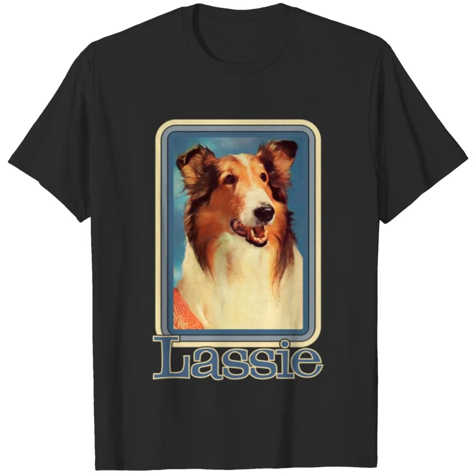 Lassie - TV Shows - Lassie Dog - T-Shirt Fashion Cotton  Clothes Soft Tee