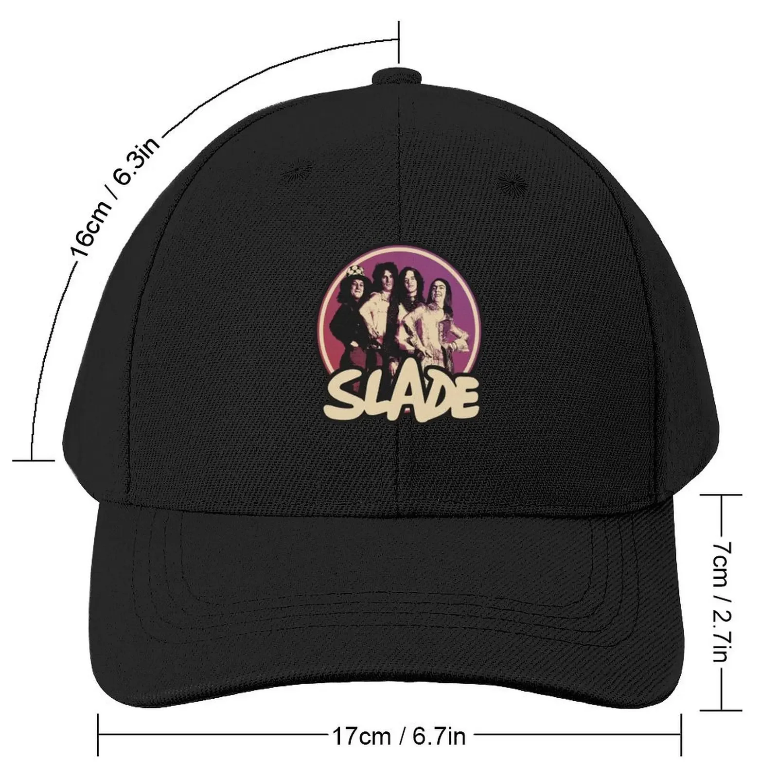 Slade Band Glam Rock Baseball Cap Hip Hop funny hat Golf Hat Man Golf Wear Men Women's