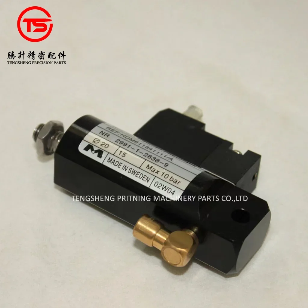 

2 шт. 61.184.1111, высококачественная офсетная печатная машина SM102 SM74, запасная часть, воздушный цилиндр/клапан 61.184.1111