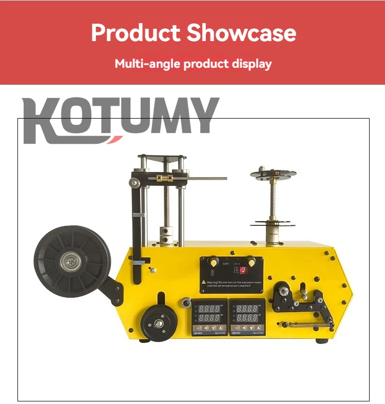 Desktop Extruder 3D Printing Filament Maker Automatic 3D Filament Wire Diameter 1.75mm 3mm For PLA-CF/PETG-CF/PA-CF Crusher