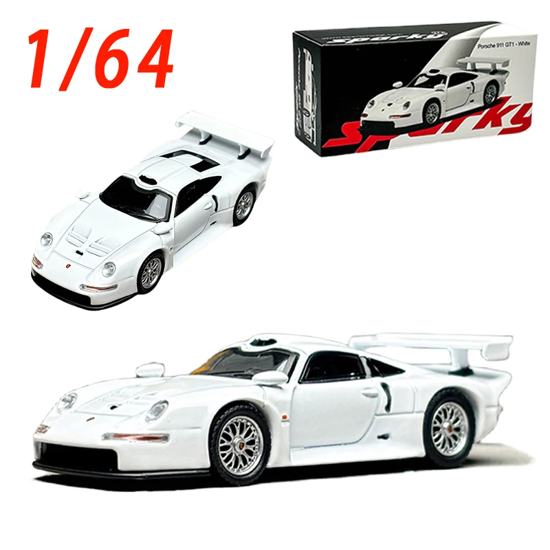 

Diecast 1/64 Scale Porsche 911 GT1 Sports Car Model Alloy Porsche 911 GT1 Car Model Classic Collection Decoration