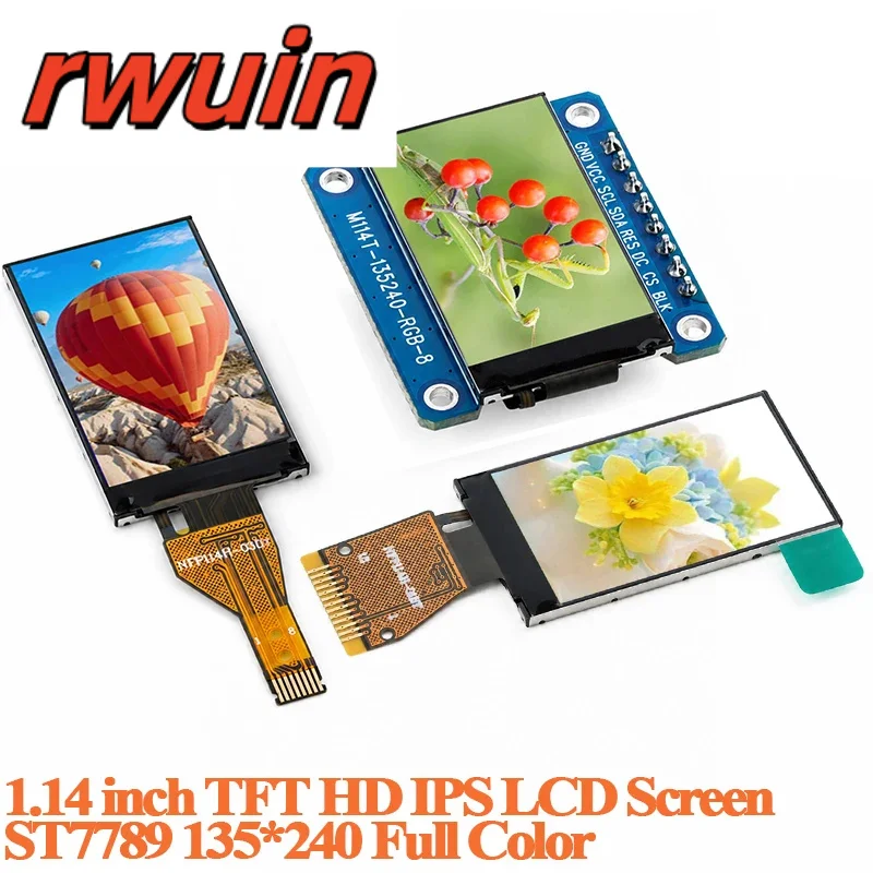 1.14 Inch TFT Display HD IPS LCD Screen Module 1.14