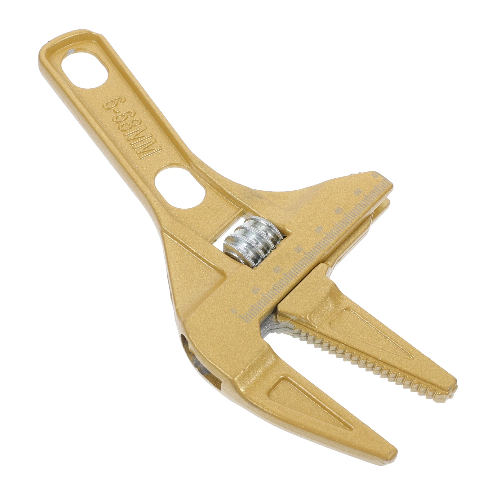 

Aluminum Alloy Heavy Duty Adjustable Wrench Basin Faucet Valve Pipe Shower Multi functional Corrosion Resistant Reliable Tool