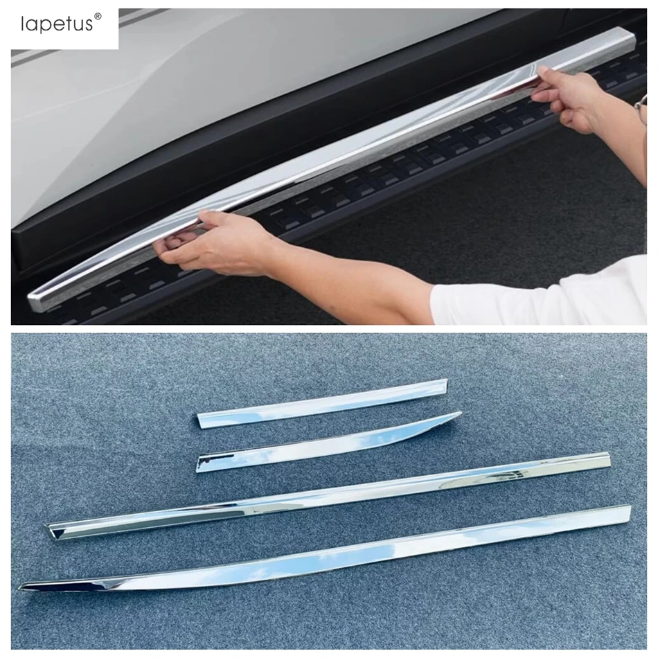 

Car Door Body Panel Side Strip / Front Hood Engine Strip Cover Trim ABS Accessories For Toyota Land Cruiser Prado 250 LC250 2024
