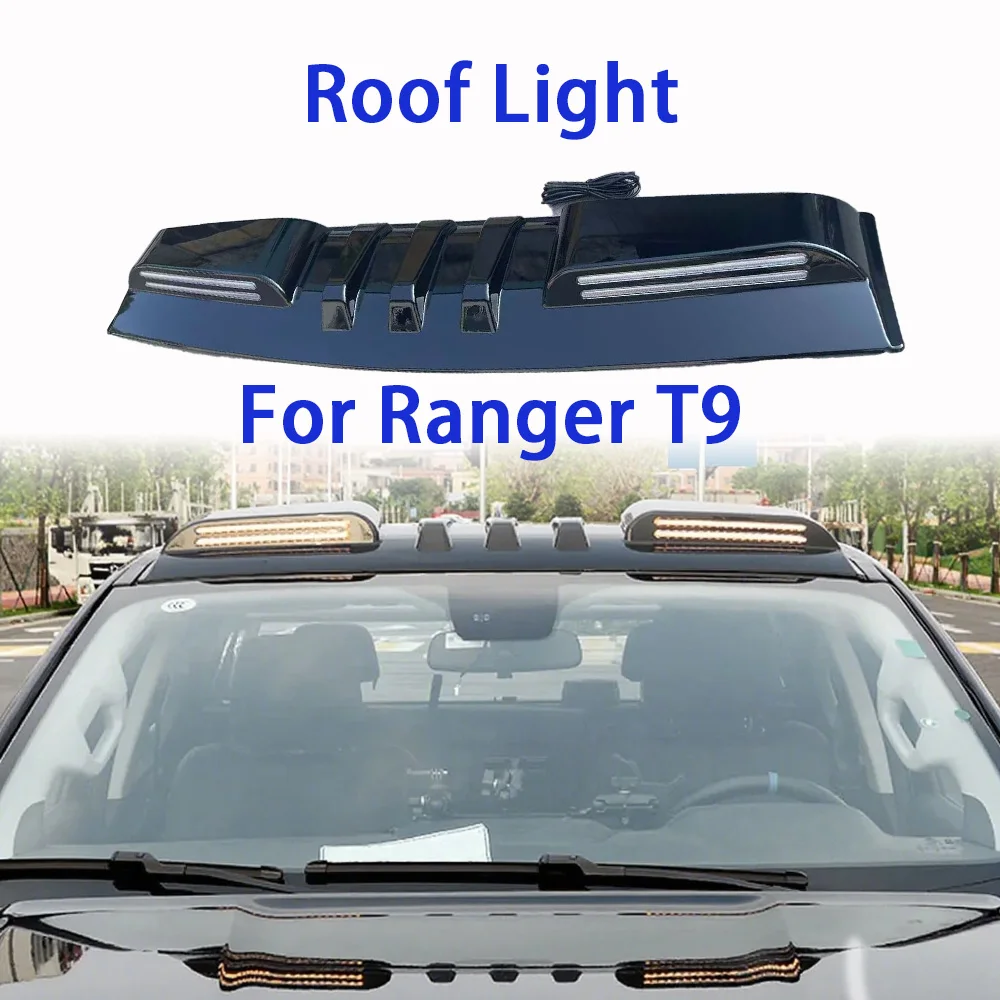 Car Roof Spotlights Fit For Ford Ranger T7 T8 T9 2012-2024 Modified iRoof Spotlight Off-road Searchlight Deflector Spotlight Kit