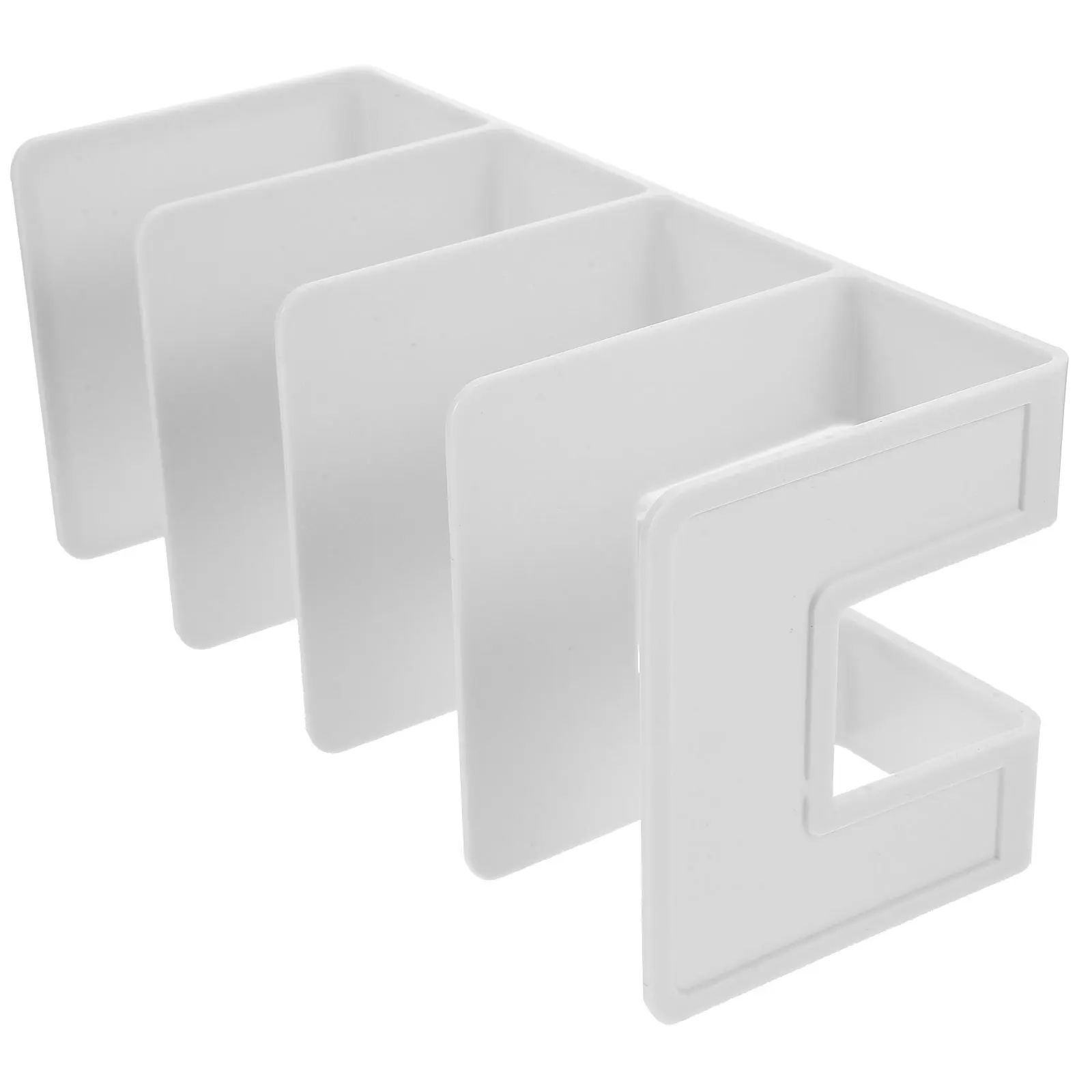 Exquisite Book Stand File Book End Plastic Crafted Organizer Home Office Library Study Multi-Function Decorative