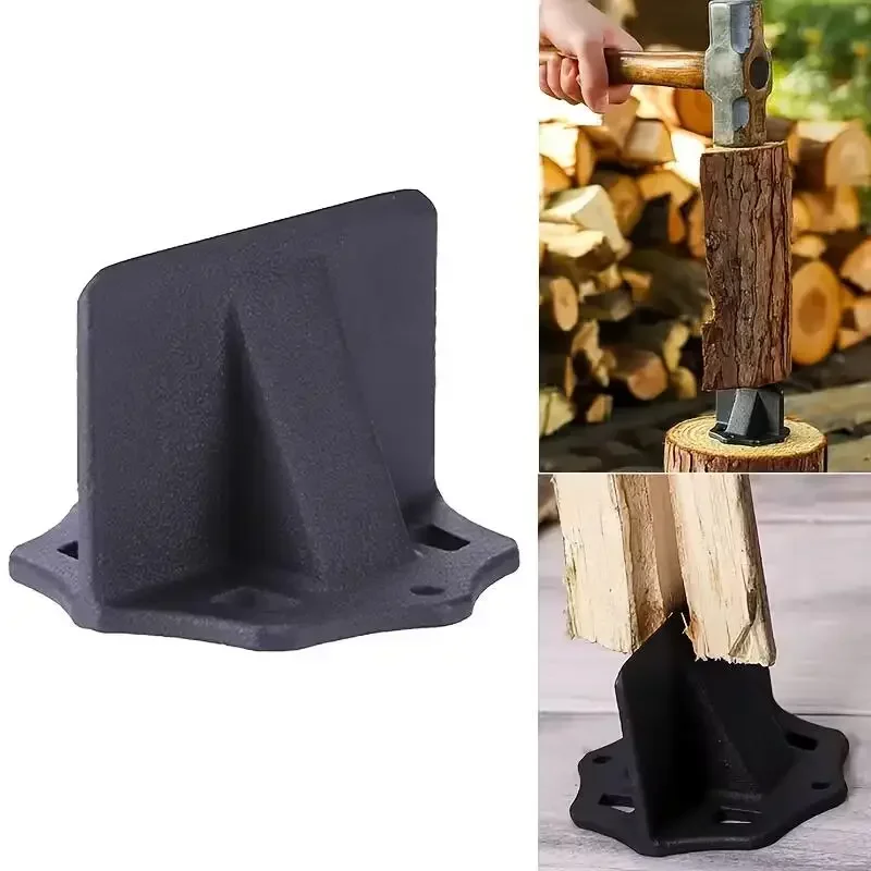 Top Quality High Carbon Steel Manual Wood Splitter-Heavy-Duty Portable Log Splitter Tool with Ergonomic Design&Sharp Wedge