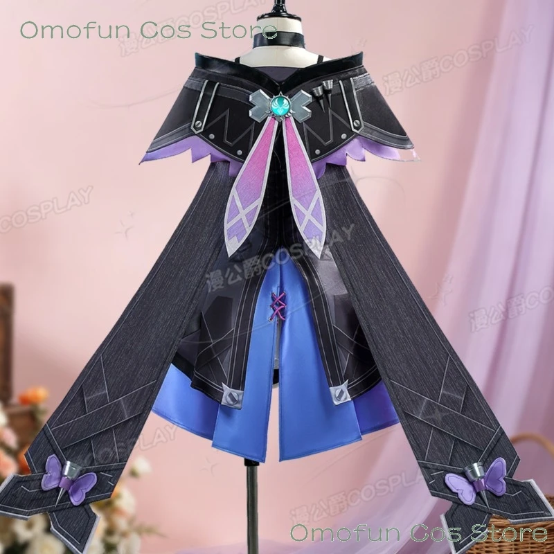Genshin Impact Prune Cosplay Costume Wig High Quality Customized Halloween Uniforms Wig Shawl Carnival Clothes Fullset Women - view 3