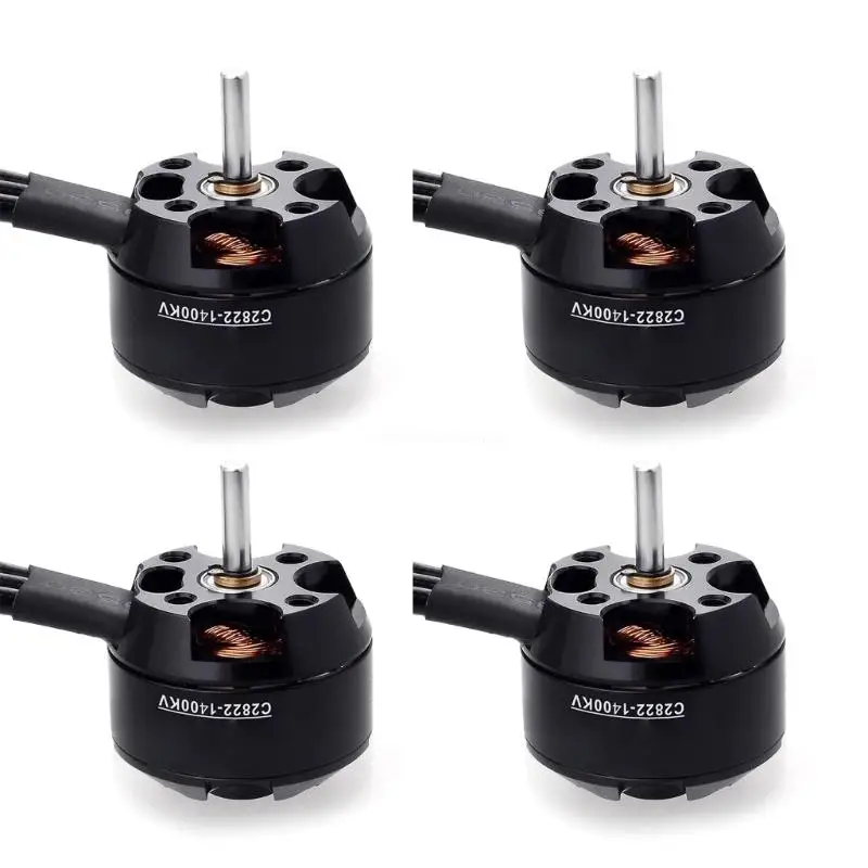 Lightweight C2822 (2204) 4 Poles Brushless Motor 1200KV/1400KV Selection For Fixed wing Aircraft and Model New Dropship