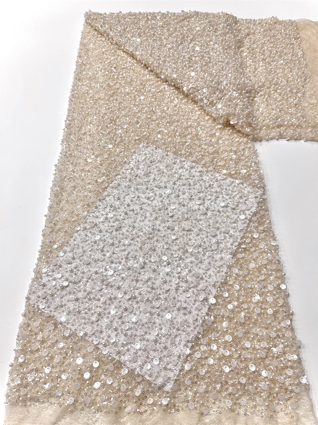 الفرنسية شبكة تول أقمشة الدانتيل المطرزة الدانتيل الترتر مطرز الأفريقي أقمشة الدانتيل 2025 جودة عالية لفساتين الزفاف النيجيرية #5