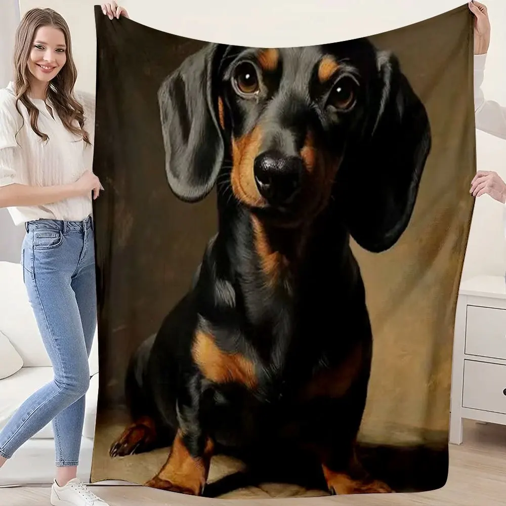 A Beautifully Patterned Fleece Blanket, Perfect for Travel, Sofas, Beds, Camping, Car Use, And Office, Offering Versatile Comfor