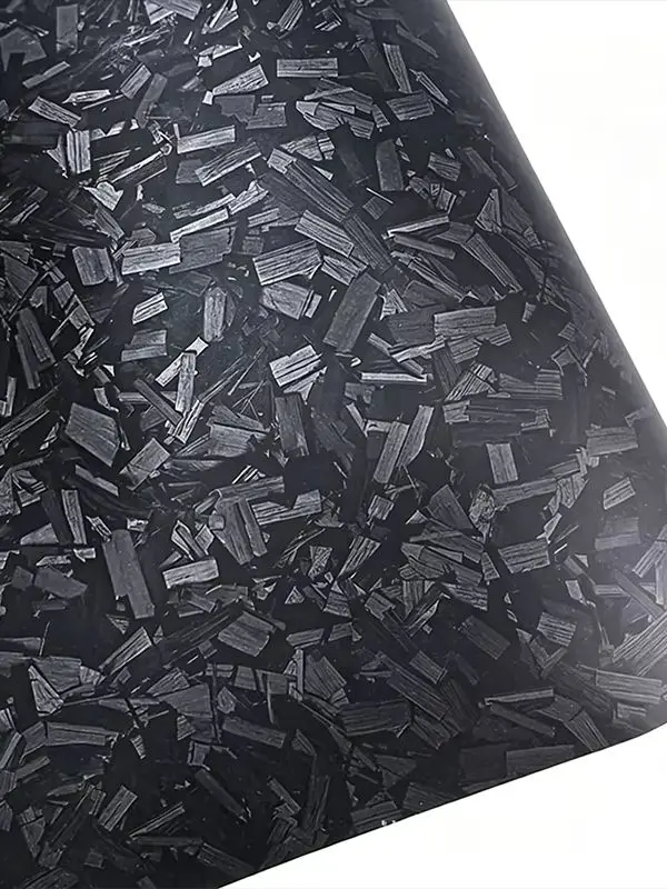 PET Geschmiedete Carbonfaser-Vinylfolie Wasserdichter Selbstklebender Auto- und Motorrad-Karosserie-Aufkleber