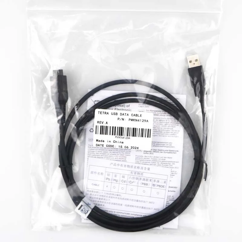 PMKN4129A walkie-talkie cable de programación USB, adecuado para Motorola MTP3100 MTP3150 MTP3250 MTP6550 radio bidireccional