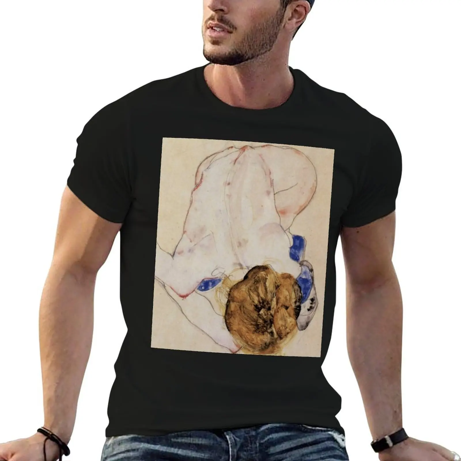 

Egon Schiele Portrait of a woman, 1910 T-Shirt customs baggy shirts tee shirts for men