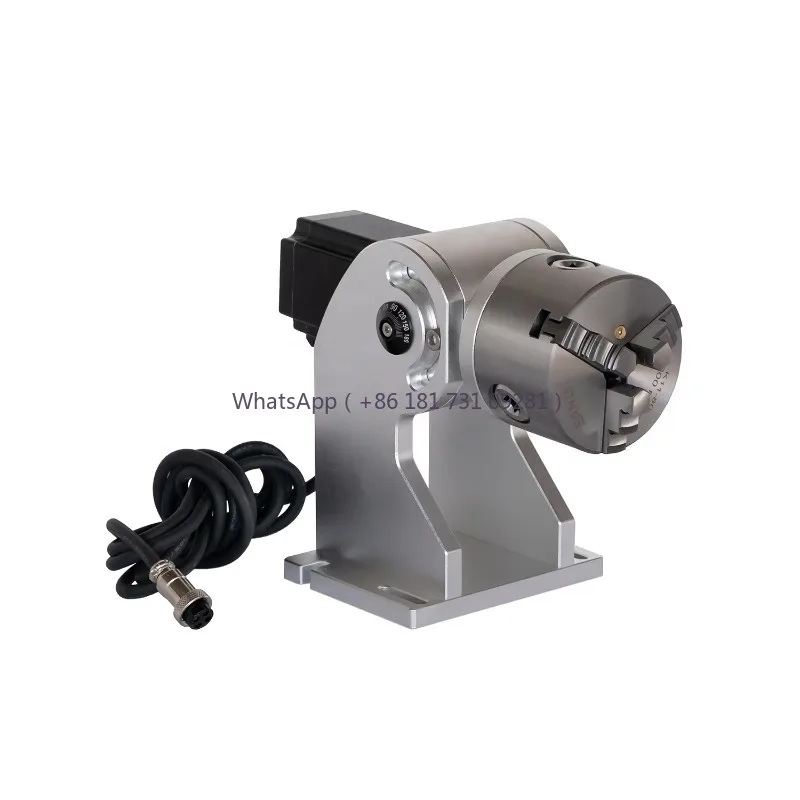 

Supplier Good Price Accessory Fittings 80 Rotary Axis Rotary Chuck Rotating Shaft with Driver for Marking Engraver Machine