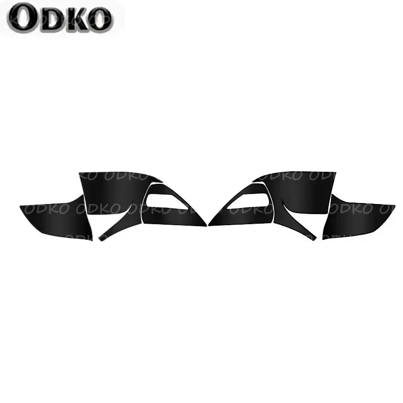 

Rear Headlamp Car Styling Sticker For Tesla Model 3/S/Y Headlamps TPU Smoked Black taillight Protector Film accessories