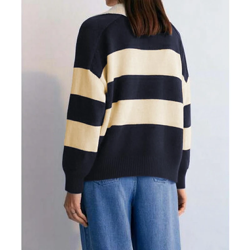 سترات نسائية من Combhasaki Y2K ذات طية صدر السترة مقصوصة وأكمام طويلة بلوفر على شكل حرف V وكتلة ألوان ملابس خروج