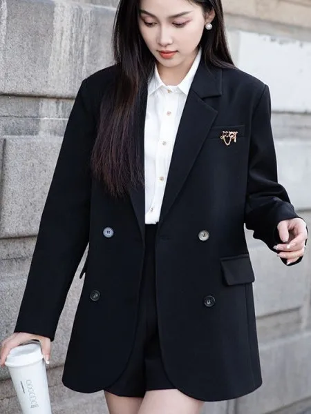 

Женский пиджак свободного кроя Ele Briti Sle с фирменной биркой для повседневной носки, деловых встреч, собеседований и официальных мероприятий