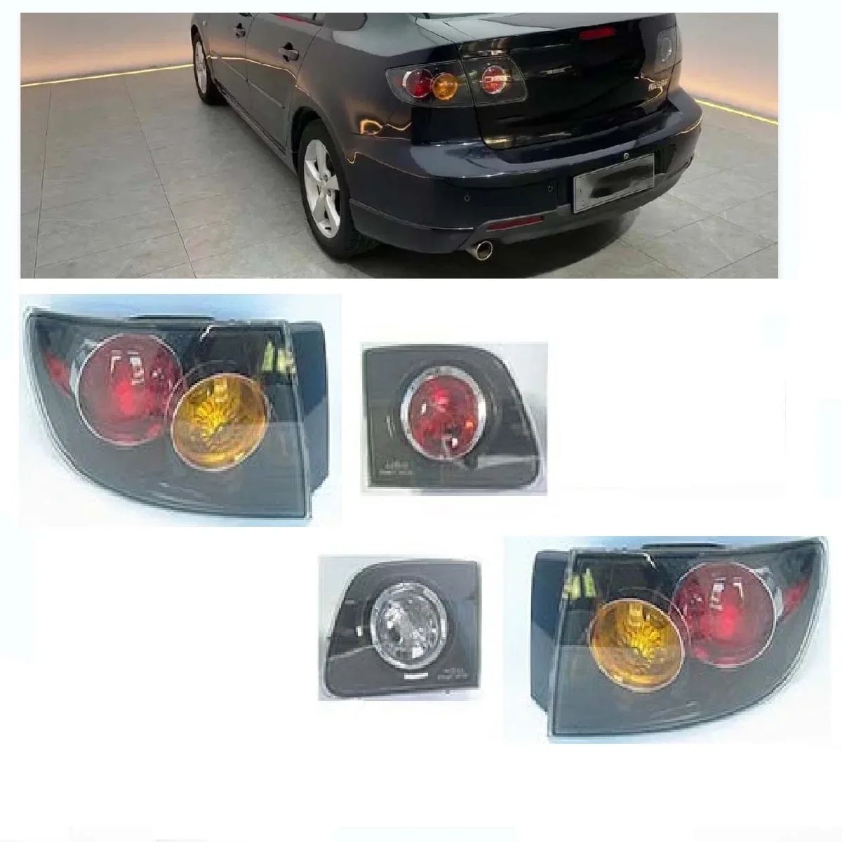 

Car Accessories 51-160 Body PartsRear Brake Tail Light Tail Lamp for Mazda 3 2004 2005 2006 2007 2008 2009 2010 BK Sedan