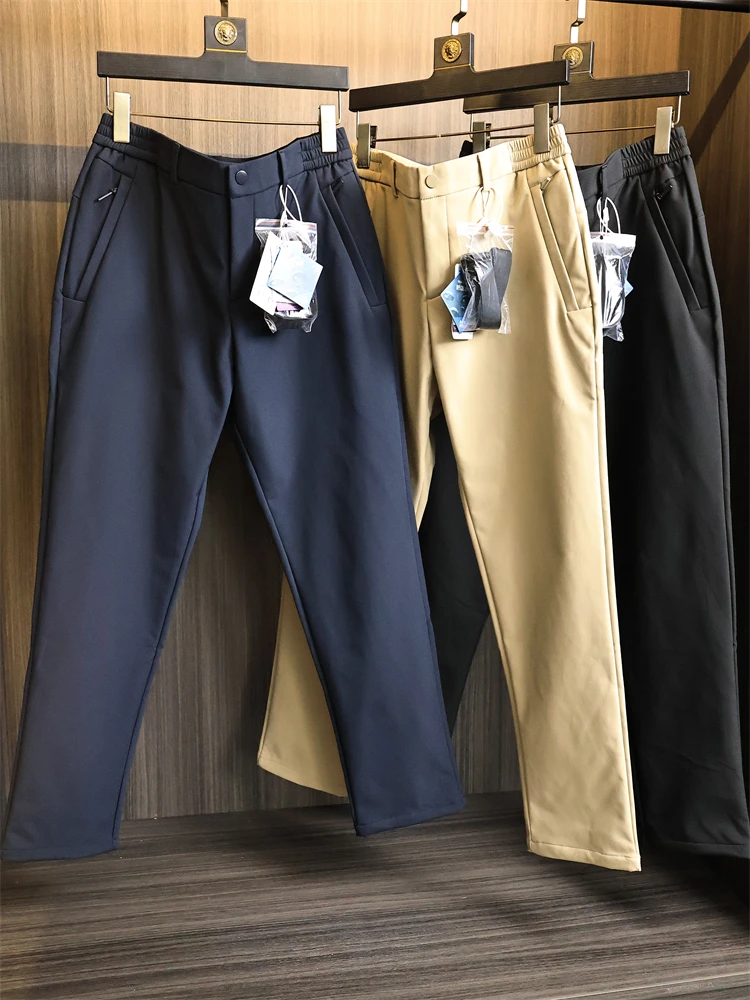 

Водостойкие повседневные брюки с прямыми штанинами Tech Fce на подкладке для мужчин, ветрозащитные, теплые, мягкие, осенне-зимний цвет