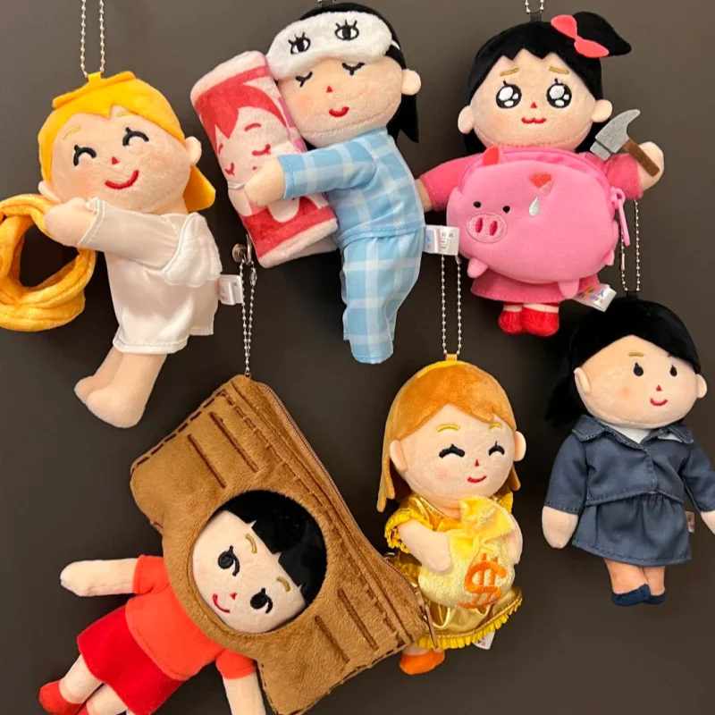 

Иллюстрация Irasutoya, маленький человечек, Цянь Дай, пожалуйста, свидание меня, серия, плюшевая глухая коробка, сумка, подвесные аксессуары, абстрактные куклы, забавные новые