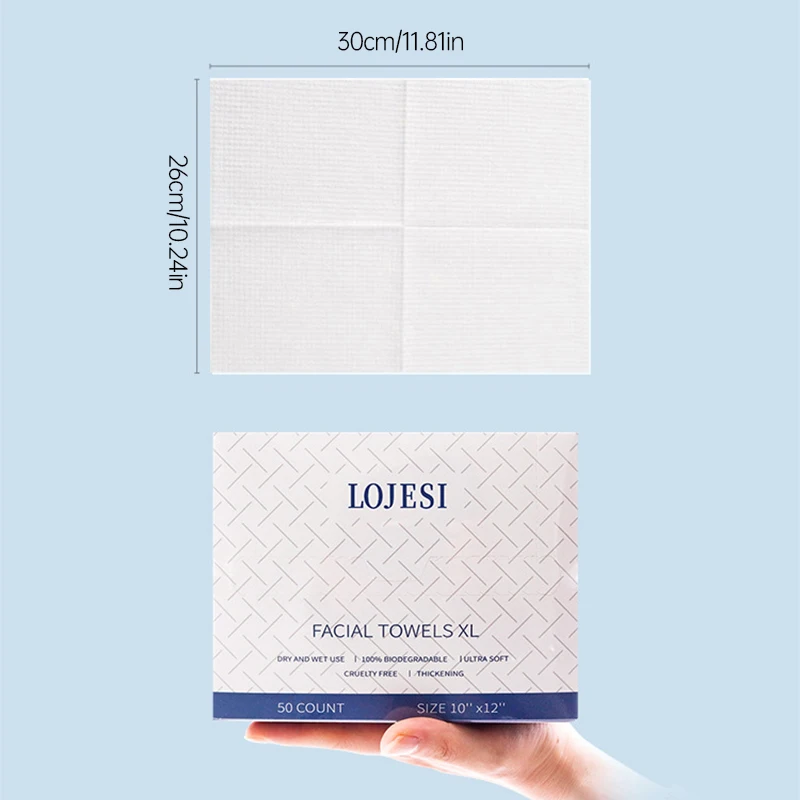 50 قطعة/صندوق منشفة الوجه القابل للتصرف رشاقته فائقة النعومة نظيفة المناشف مزيل ماكياج الوجه مناديل جافة منشفة الوجه المنزل السفر المحمولة