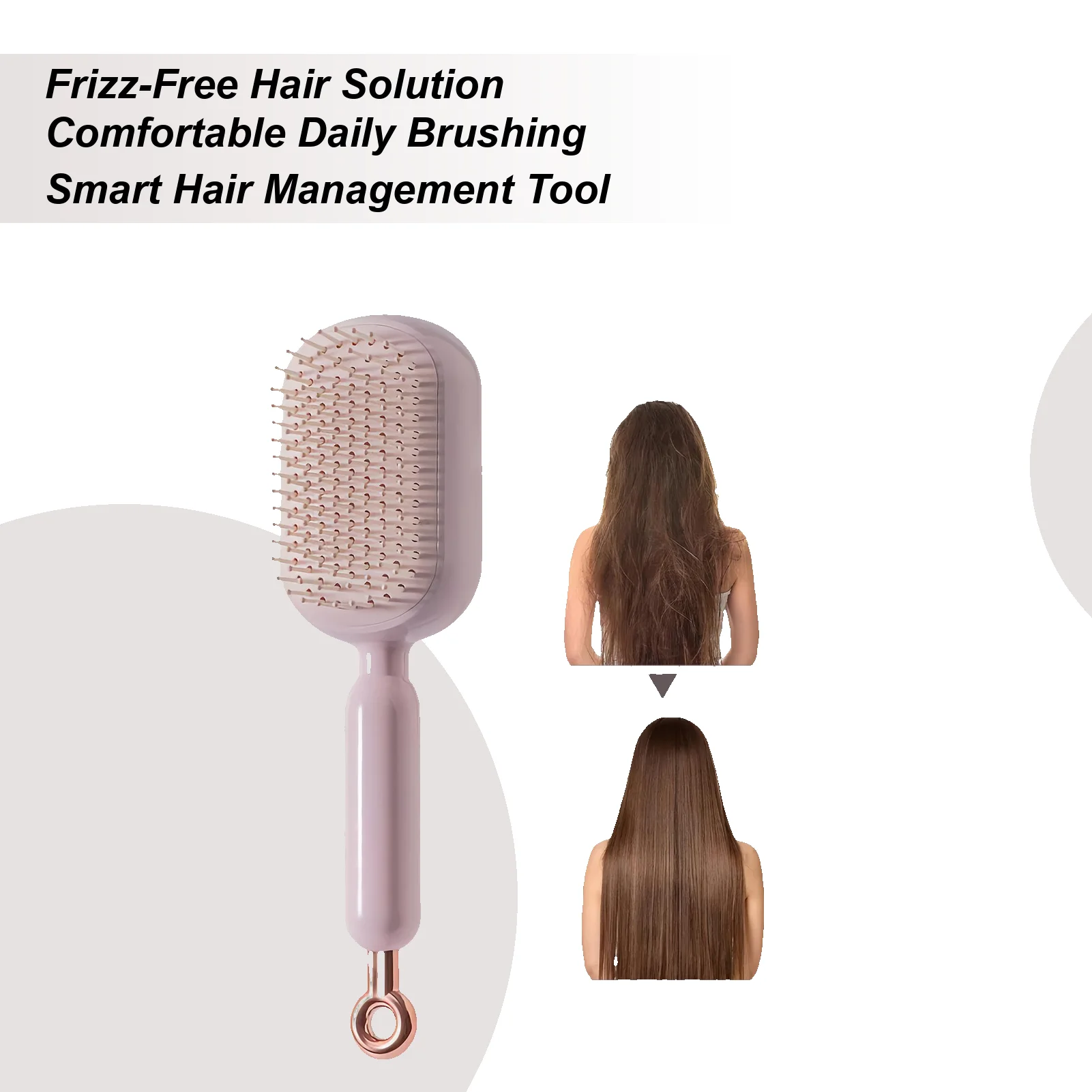 Scalp Massager Brush Detangling Hair Brush Air Cushion Vent Brush Retractable For Curly Wet Dry Damaged Hair Care Home Travel