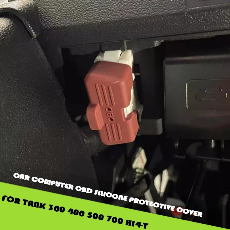 

Car Computer OBD Silicone Protective Cover Fit for Tank 300 400 500 700 Hi4-T Modified OBD Dust Cover Diagnostic Interface Cover