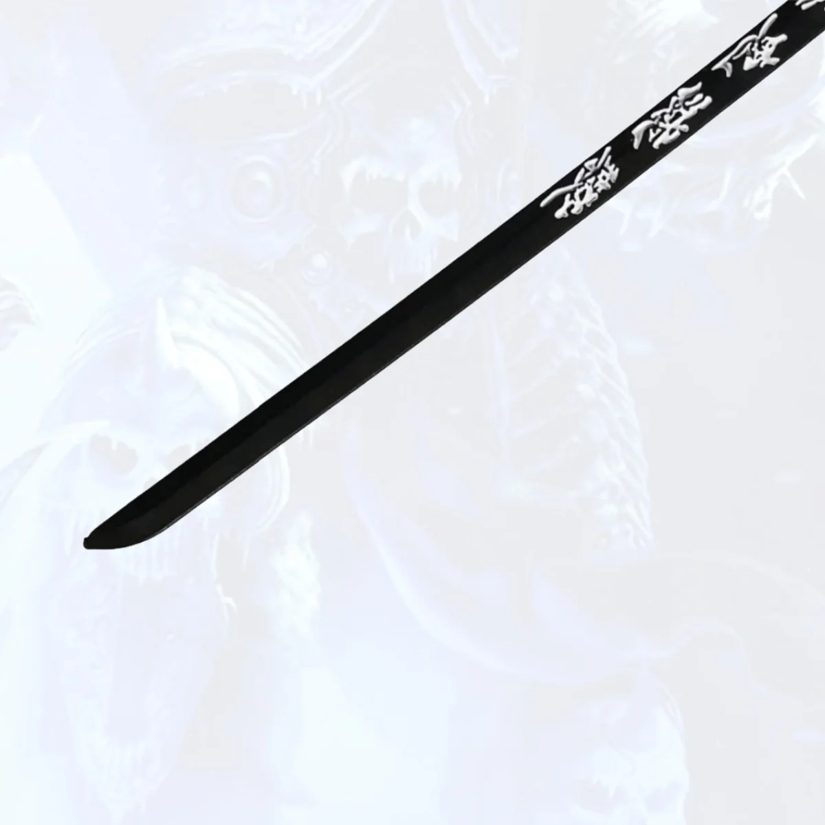 5.9inch Black Blade Metal Katana Sword Japanese Katana Sabre Original Samurai Sabre Ninja Knife Cosplay Accessories Prop Toy