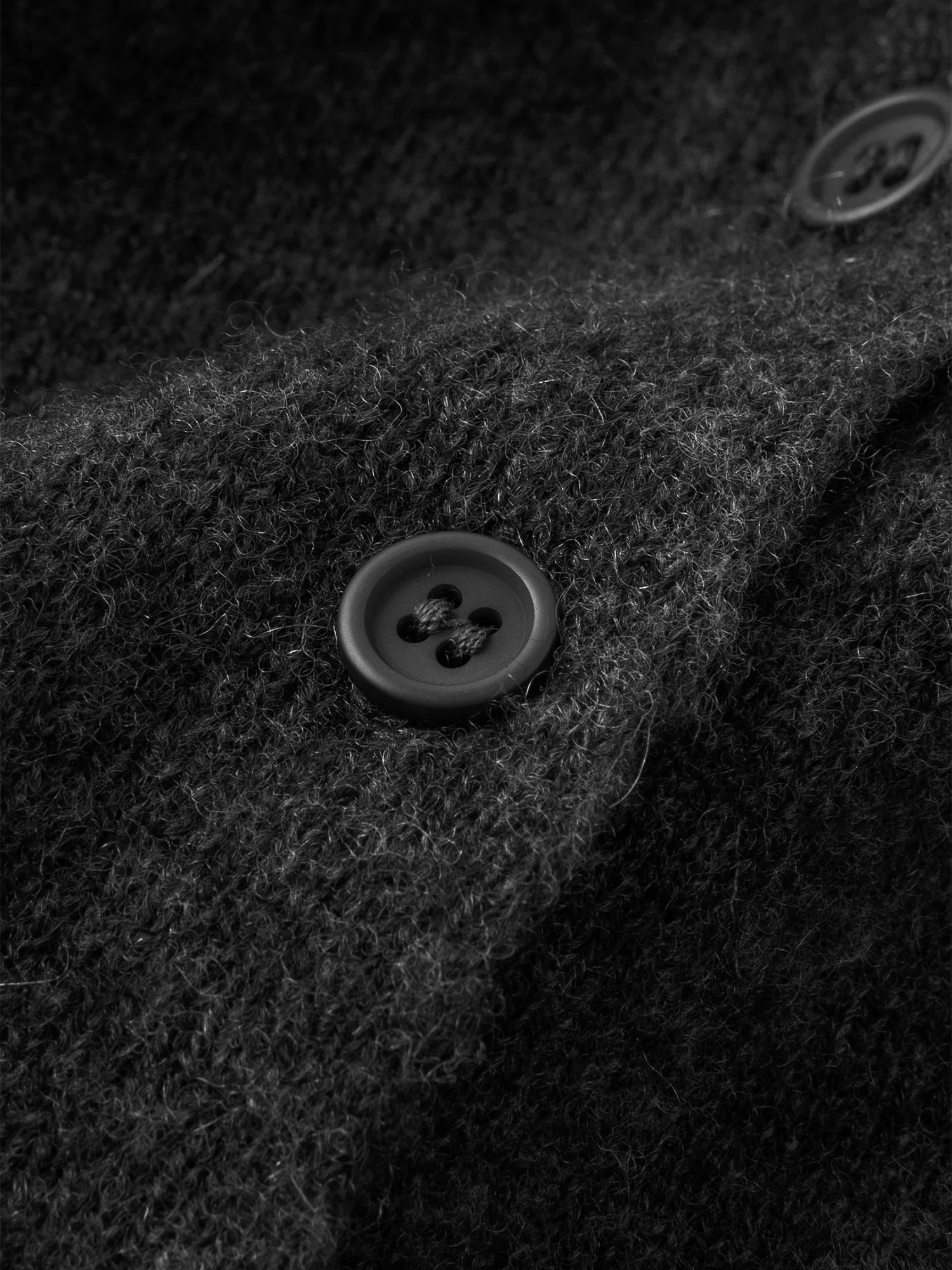 FSLE Damen-Strickcardigan aus 100 % Wolle, Winter 2026 Neuheit, weicher, warmer Strickpullover, lässig-elegante, vorne offene Oberbekleidung für Damen – Detail 9