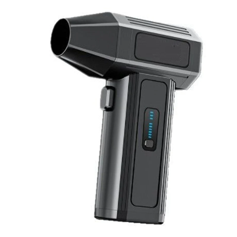 محرك بدون فرشاة 250000 دورة في الدقيقة مروحة توربينية عنيفة 55 متر/الثانية منفضة هواء 6 سرعات تنظيم شحن سريع 400 جرام منفاخ سيارة جاف نفاث