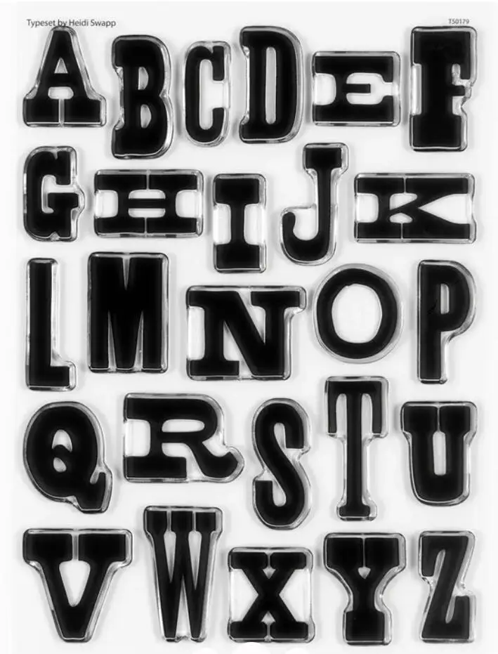 الإنجليزية واضح ختم / ختم DIY بها بنفسك سكرابوكينغ / ألبوم الزخرفية واضح ختم ورقة A8013 #2