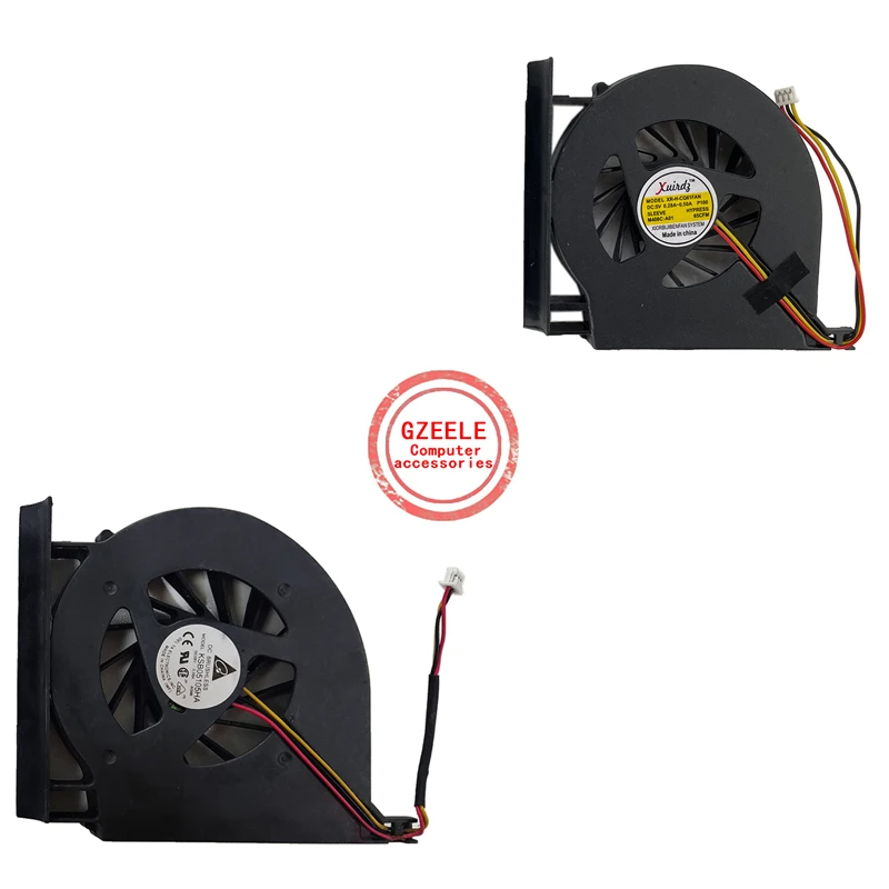 NOVO Ventilador de Resfriamento para CPU de Laptop HP CQ61 G61 CQ71 G71 CQ70, Radiador de Resfriamento para Notebook, Ventilador de 3 Linhas