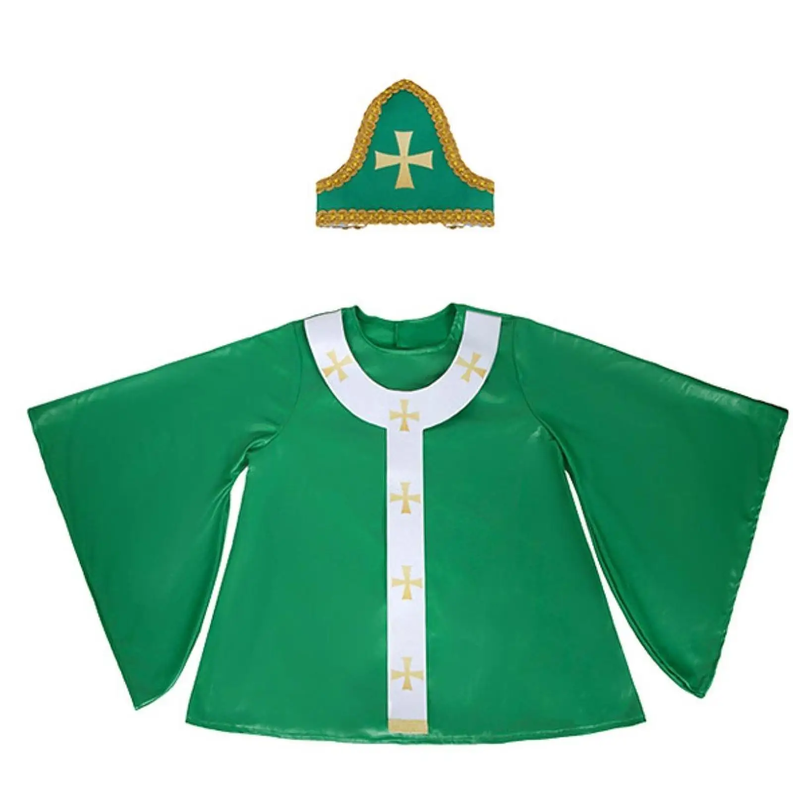 Robe de festival de costumes pour enfants de la Saint-Patrick pour le Saint-Patrick Halloween