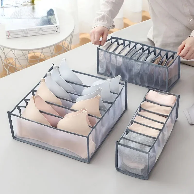 Caja organizadora de almacenamiento para pantalones vaqueros, cajón organizador de ropa, 3 piezas